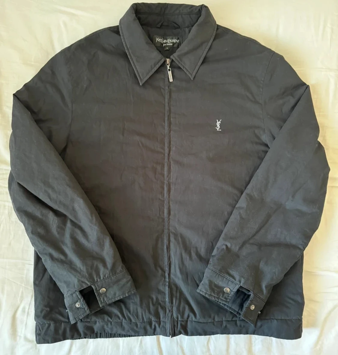 Svart Yves Saint Laurent jacka