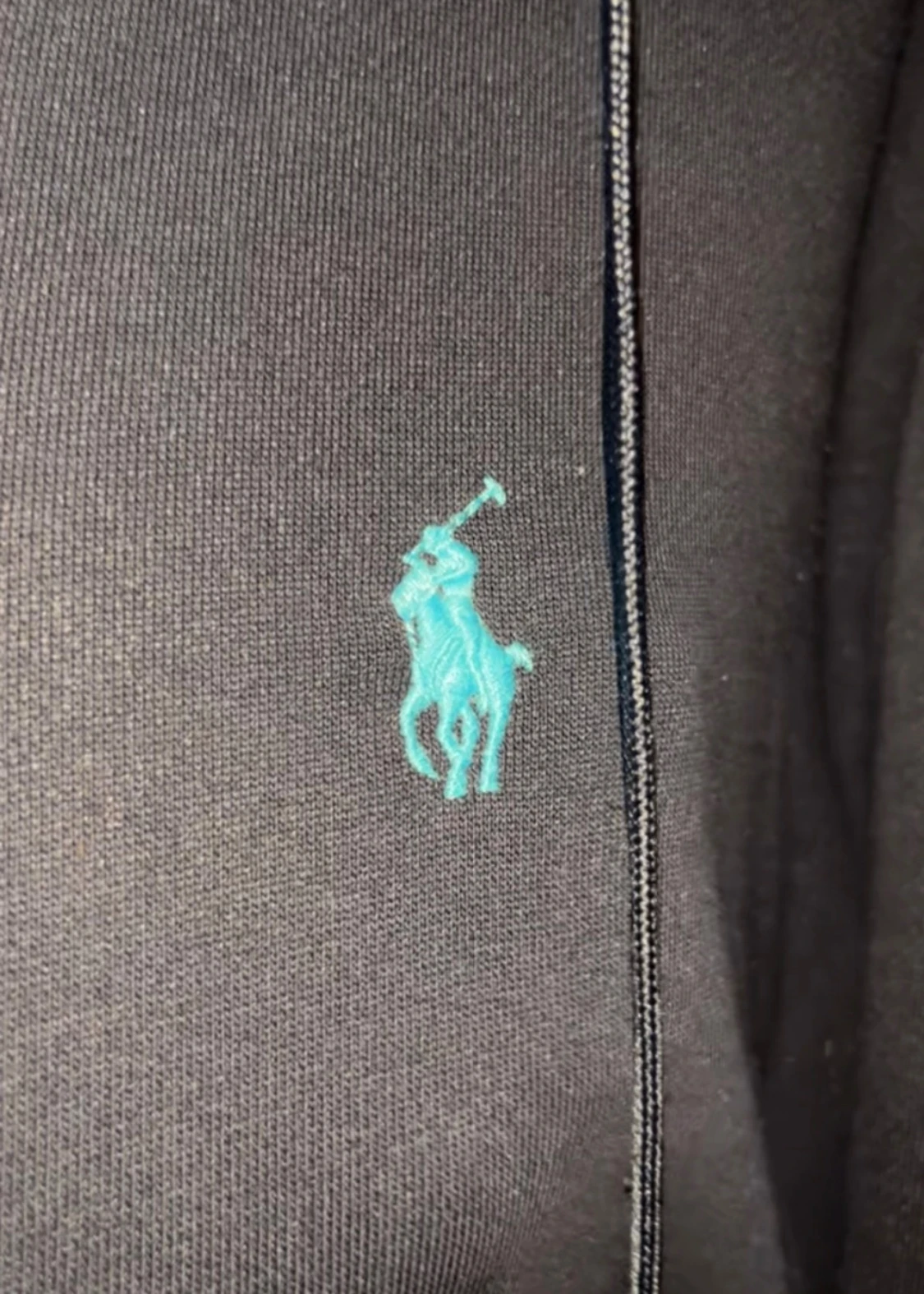 Mörktblåt Polo Ralph Lauren zip hoodie - 2