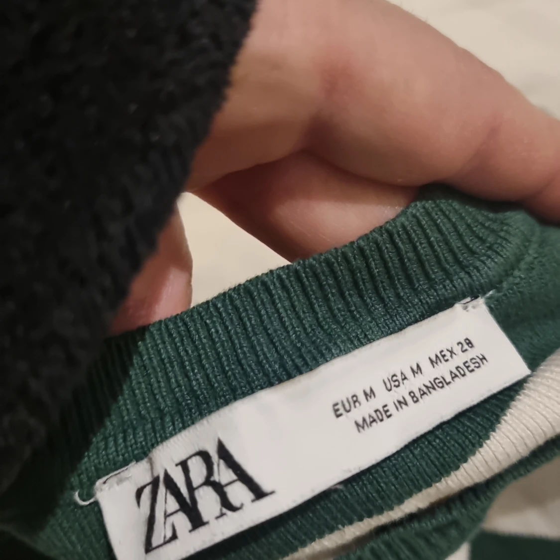 Randig croppad topp från Zara - 3