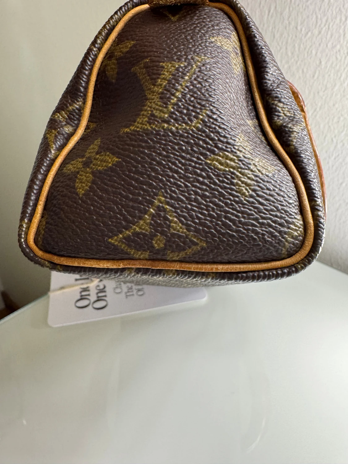 Louis Vuitton brun handväska monogram - 2