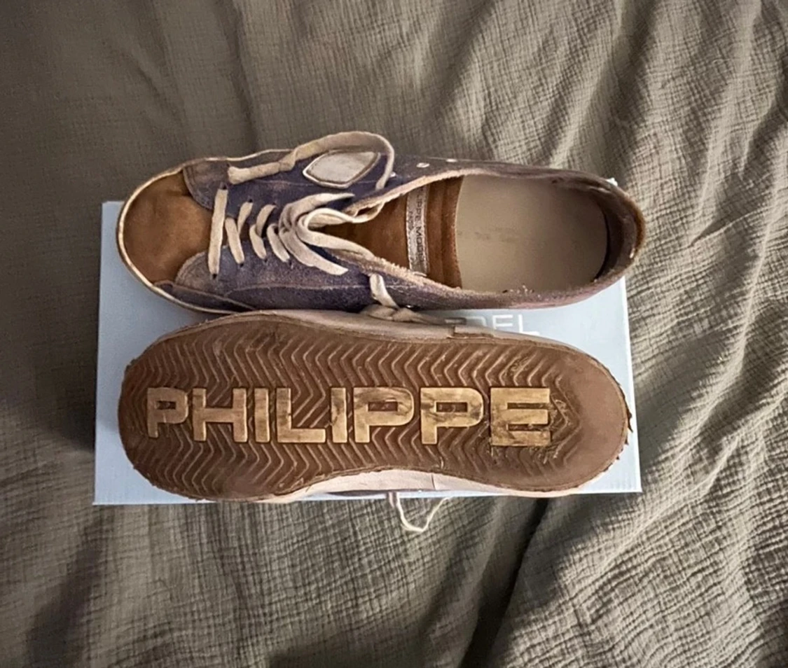 Philippe Model blå sneakers strl 41