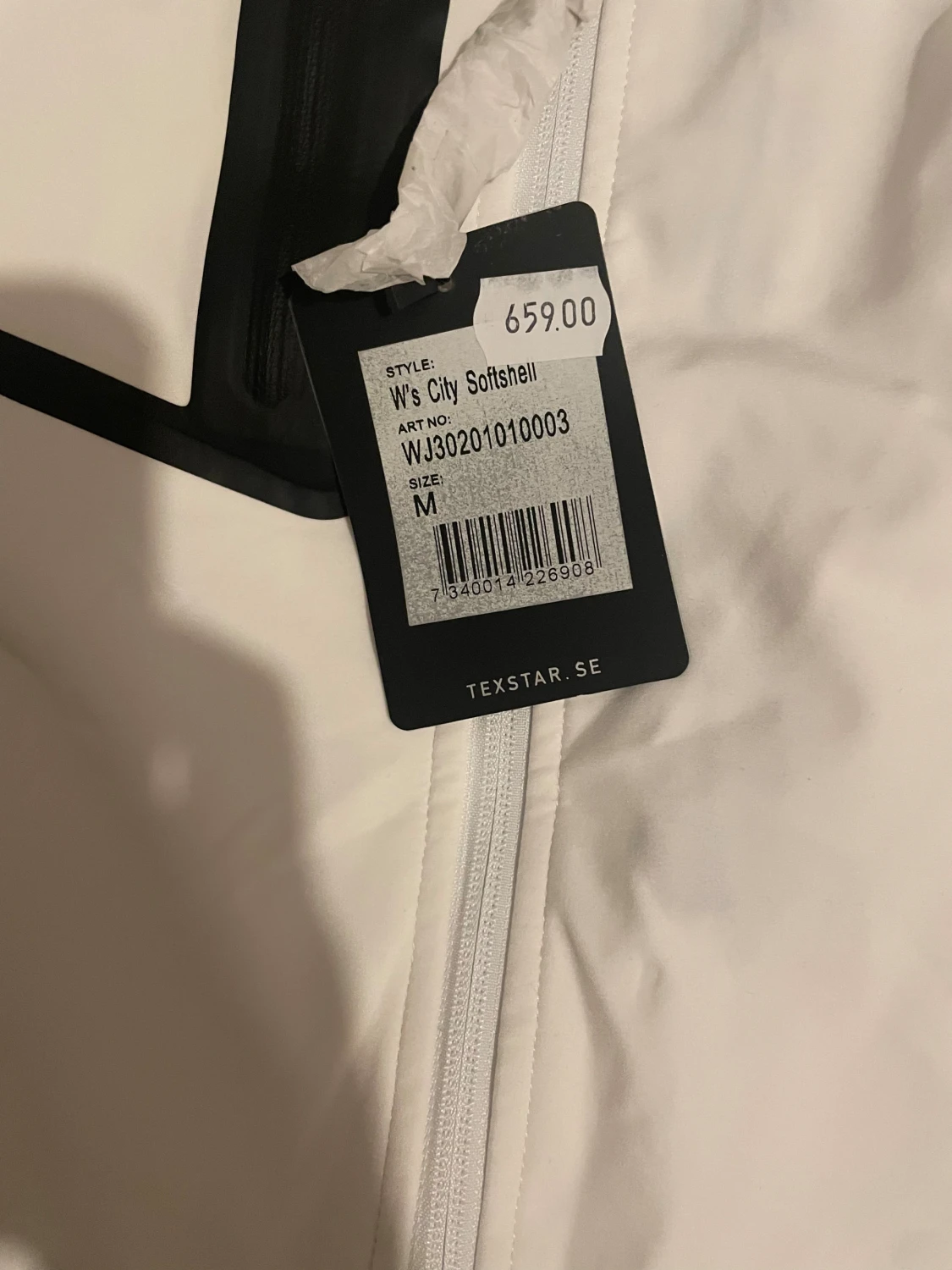 Vit softshelljacka från Texstar - 2