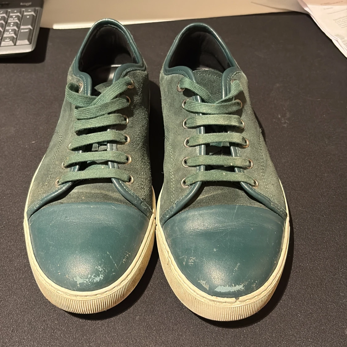 Gröna sneakers från Lanvin - 1