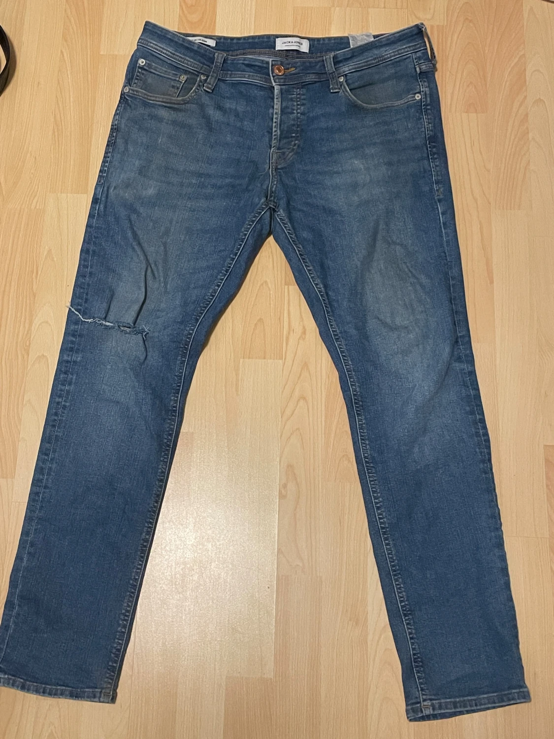 Slim Glenn blå jeans storlek 34/32