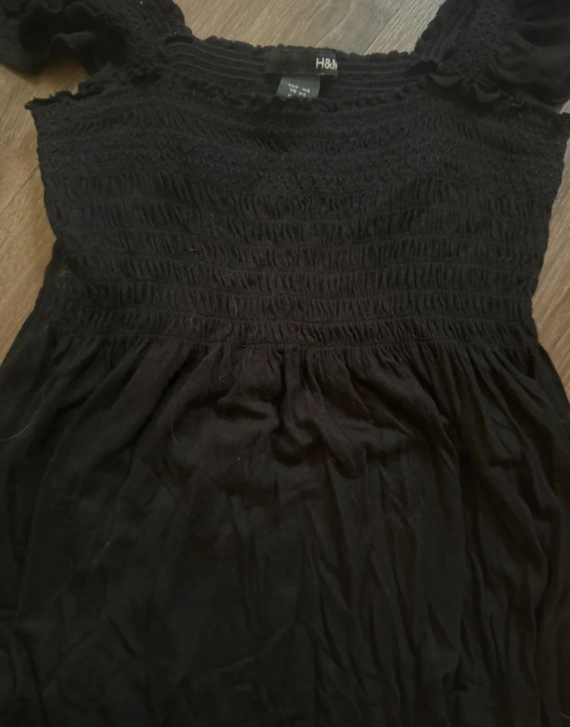 Svart linne från H&M Str XS - 3