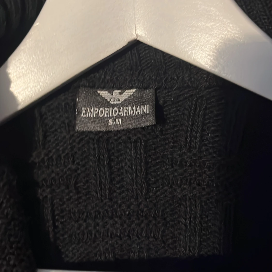 Svart quiltad jacka Emporio Armani - 3