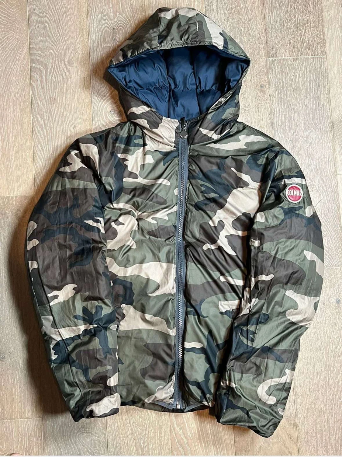 Colmar pufferjacka vändbar camo/marin - 1