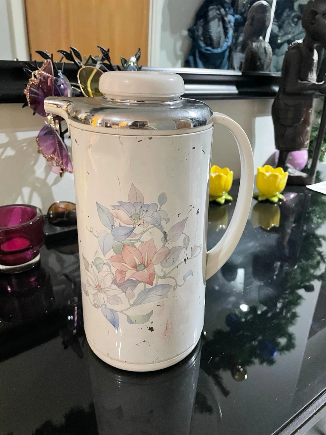 Blommig  Tiger termoskanna 