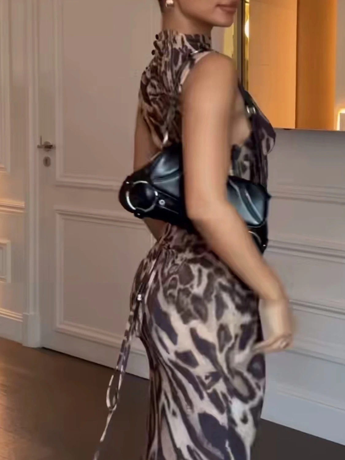 Leopard klänning murci - 1