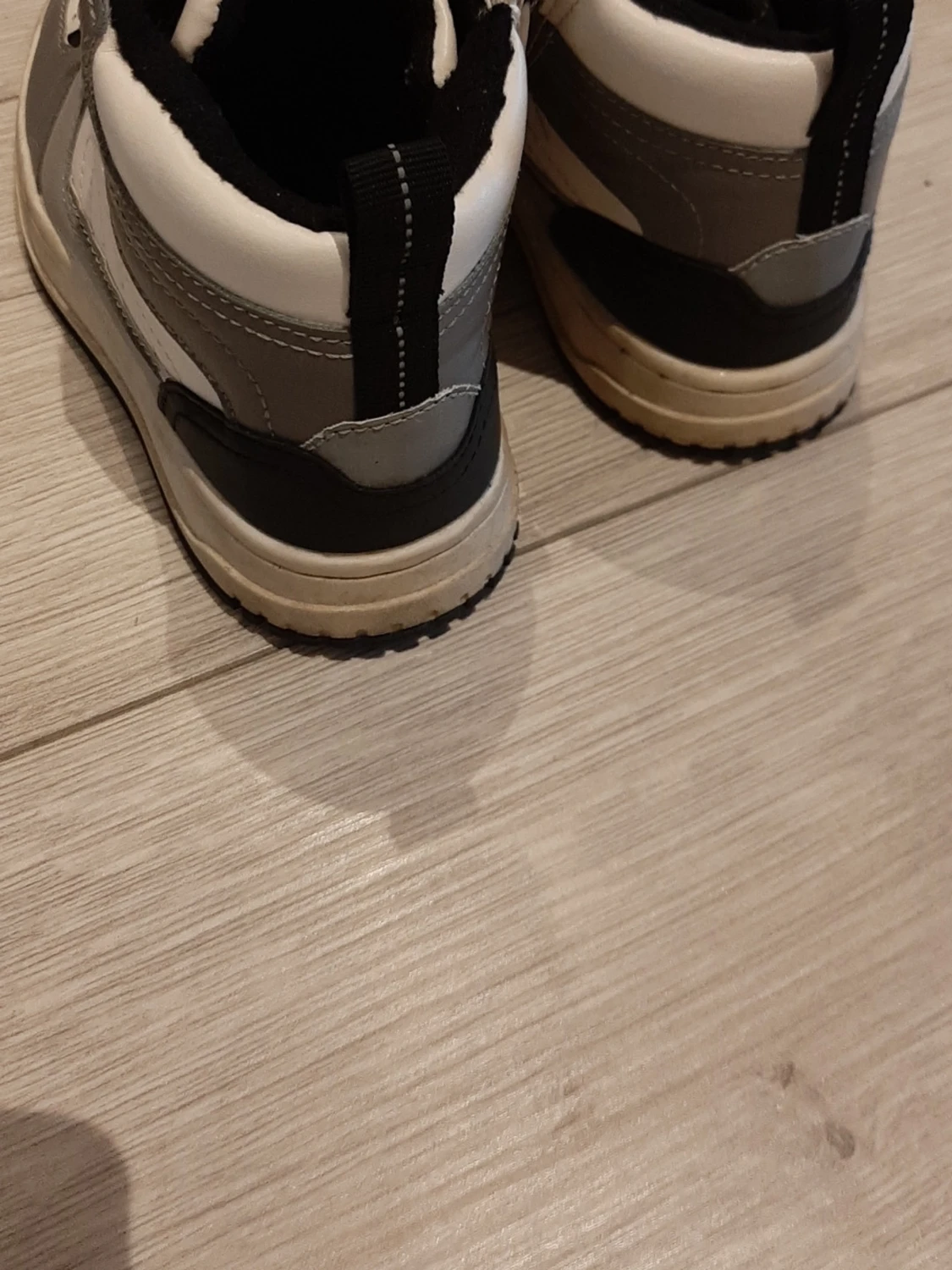 Gråvita high top sneakers för barn  - 2