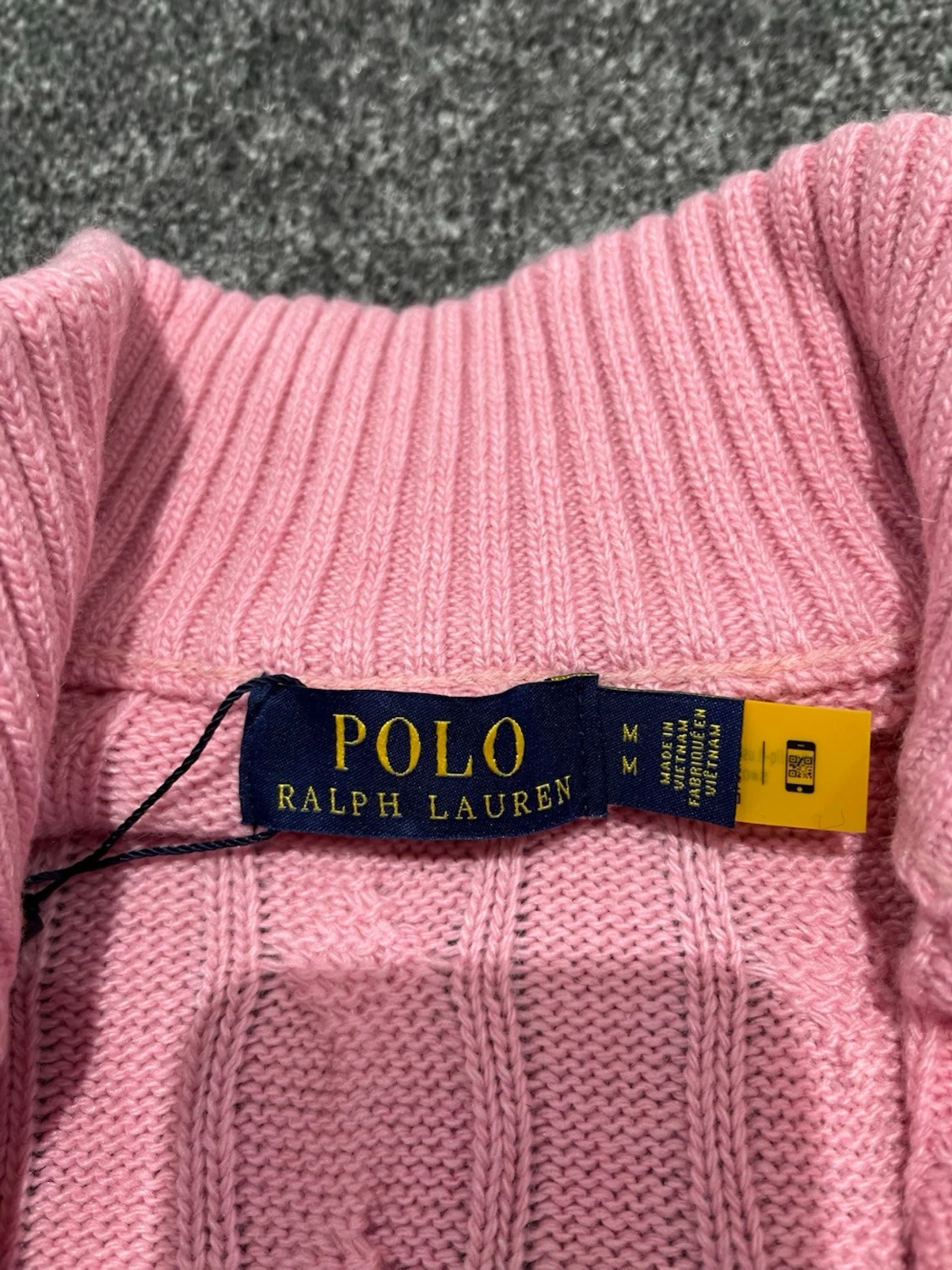 Rosa kabelstickad tröja Polo Ralph Lauren - 3