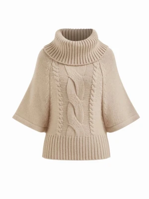 Stickad tröja från cider - Säljer min helt oanvända stickade tröja från Cider. Den har korta ärmar och en turtleneck. Säljer då storken inte passade mig❣️❣️/Lånad bild!