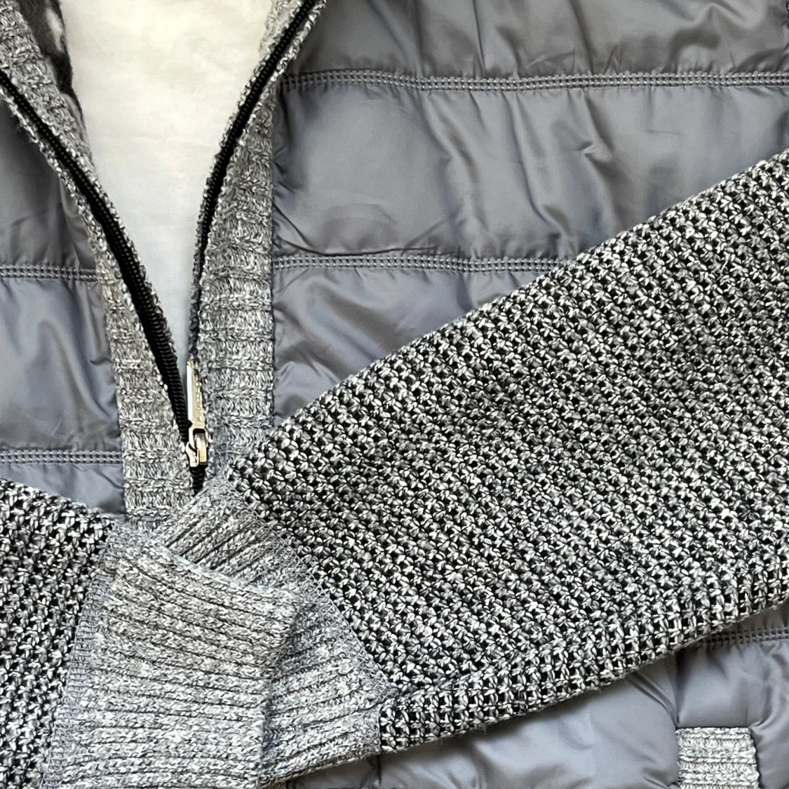 Grå cardiganjacka - 2