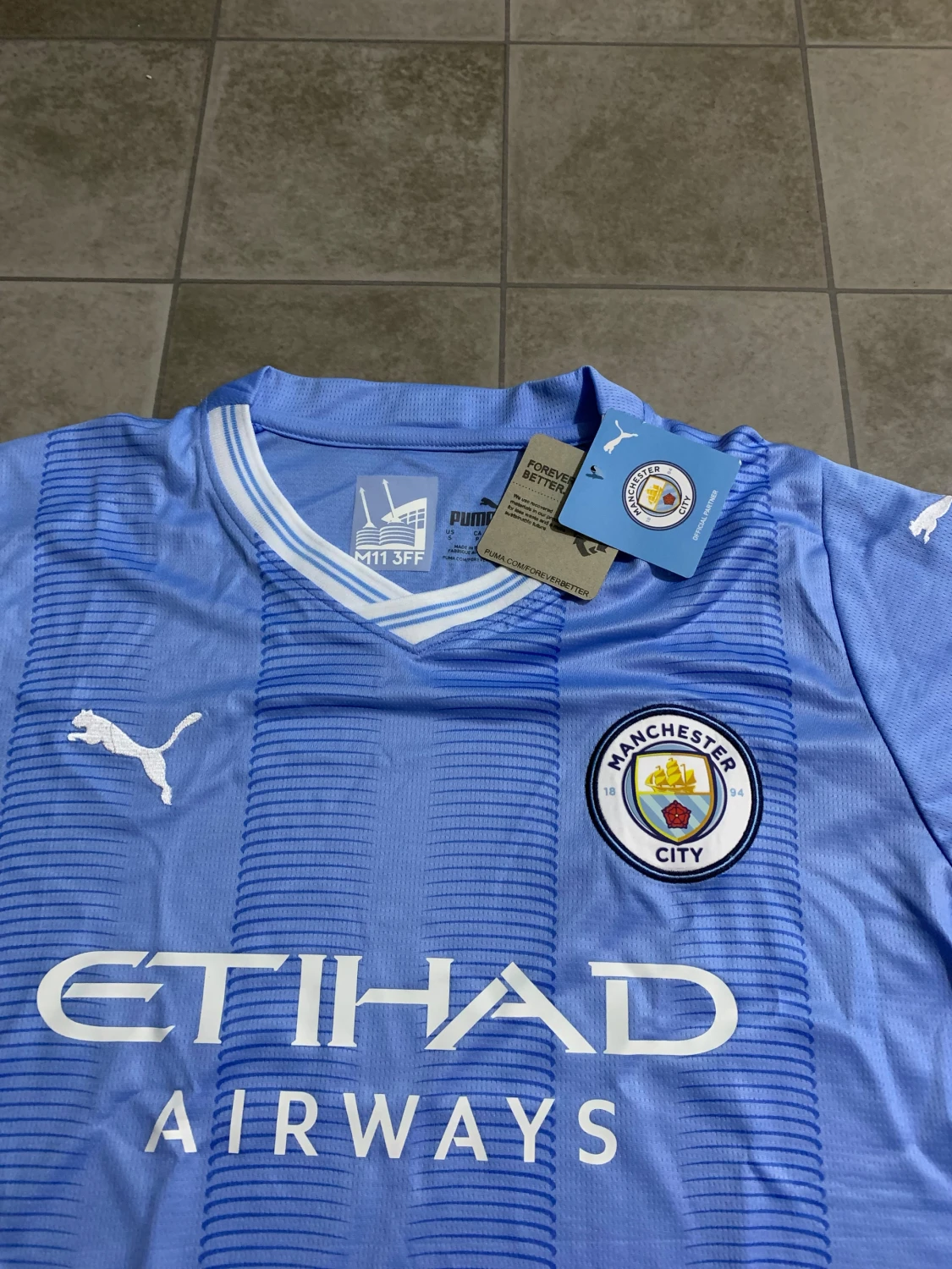 Manchester City matchtröja Puma blå - 1