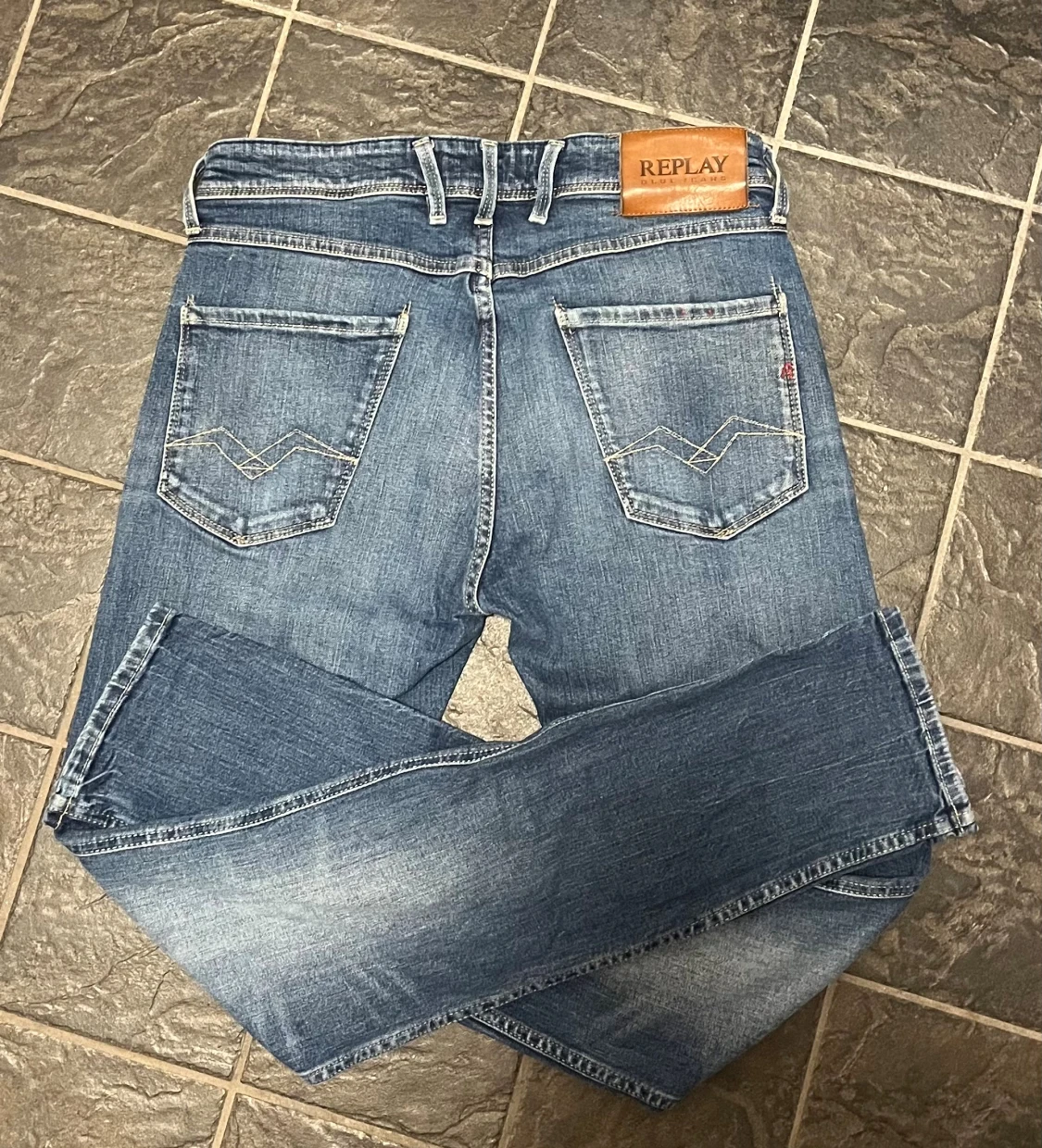 Replay Anbass blå jeans slim fit - 1