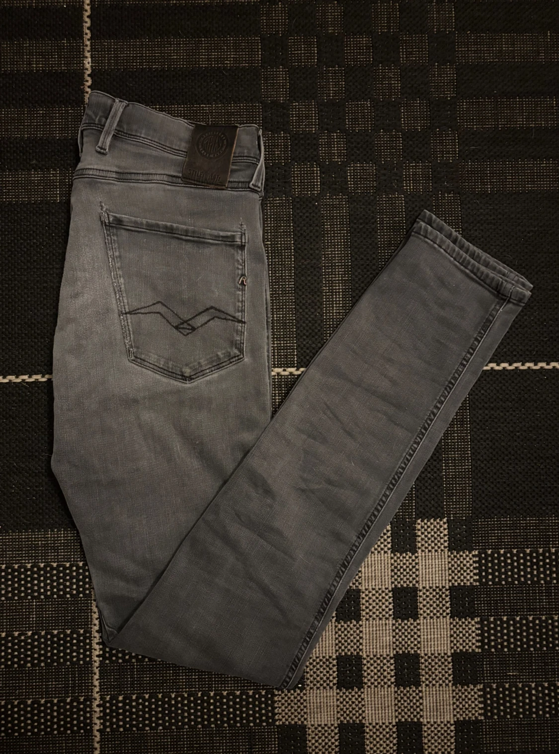 Replay Anbass grå jeans slim fit - 2