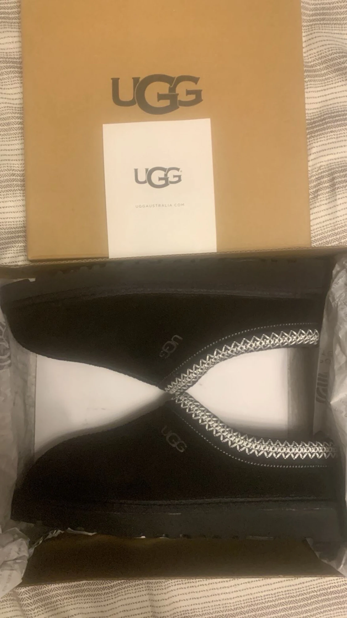 Svarta UGG boots i mocka - 3