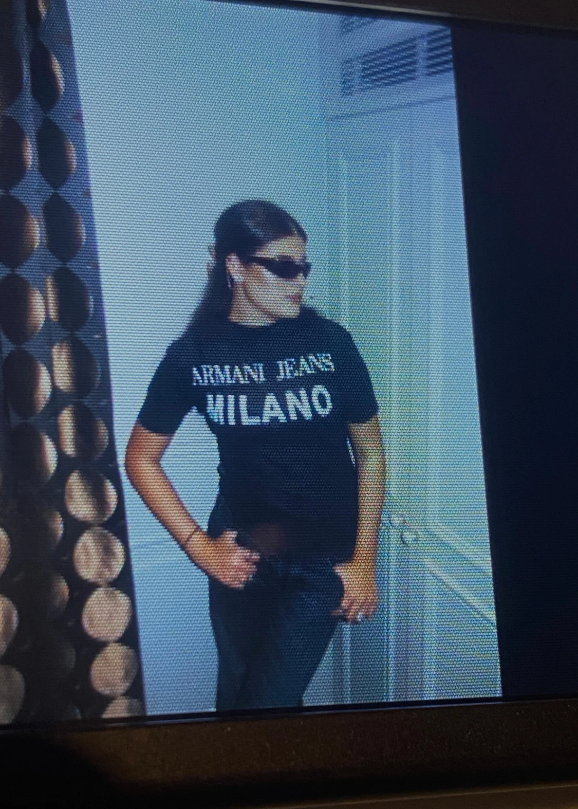 Mörkblå mesh t-shirt Armani Jeans - 2