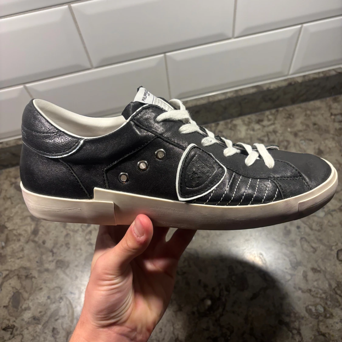 Svarta sneakers från Philippe Model - 3