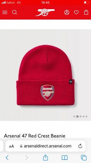 Röd Arsenal mössa från '47 - Söker.