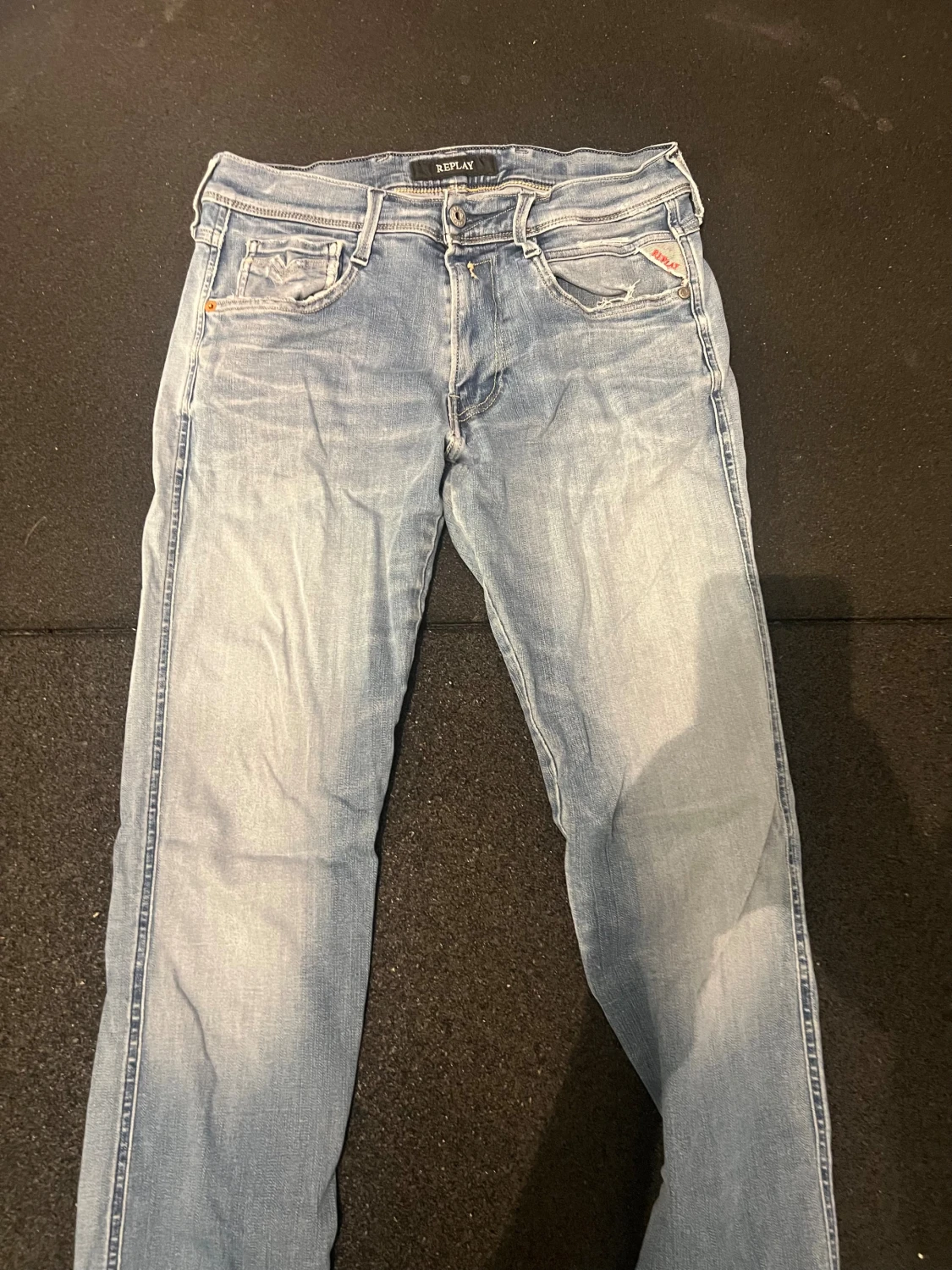 Replay ljusblå jeans straight fit - 1