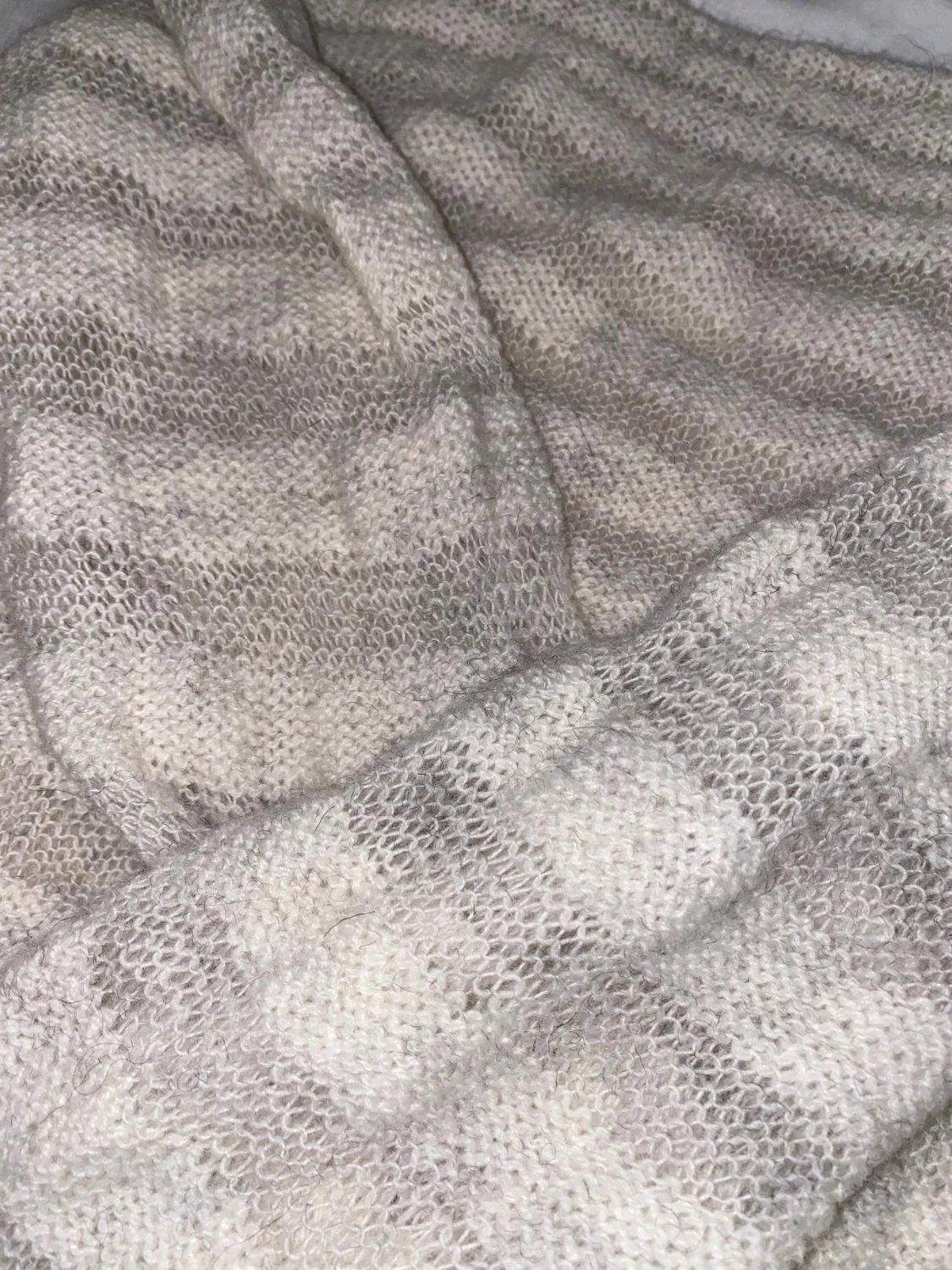 Tjocktröja med ränder - 1