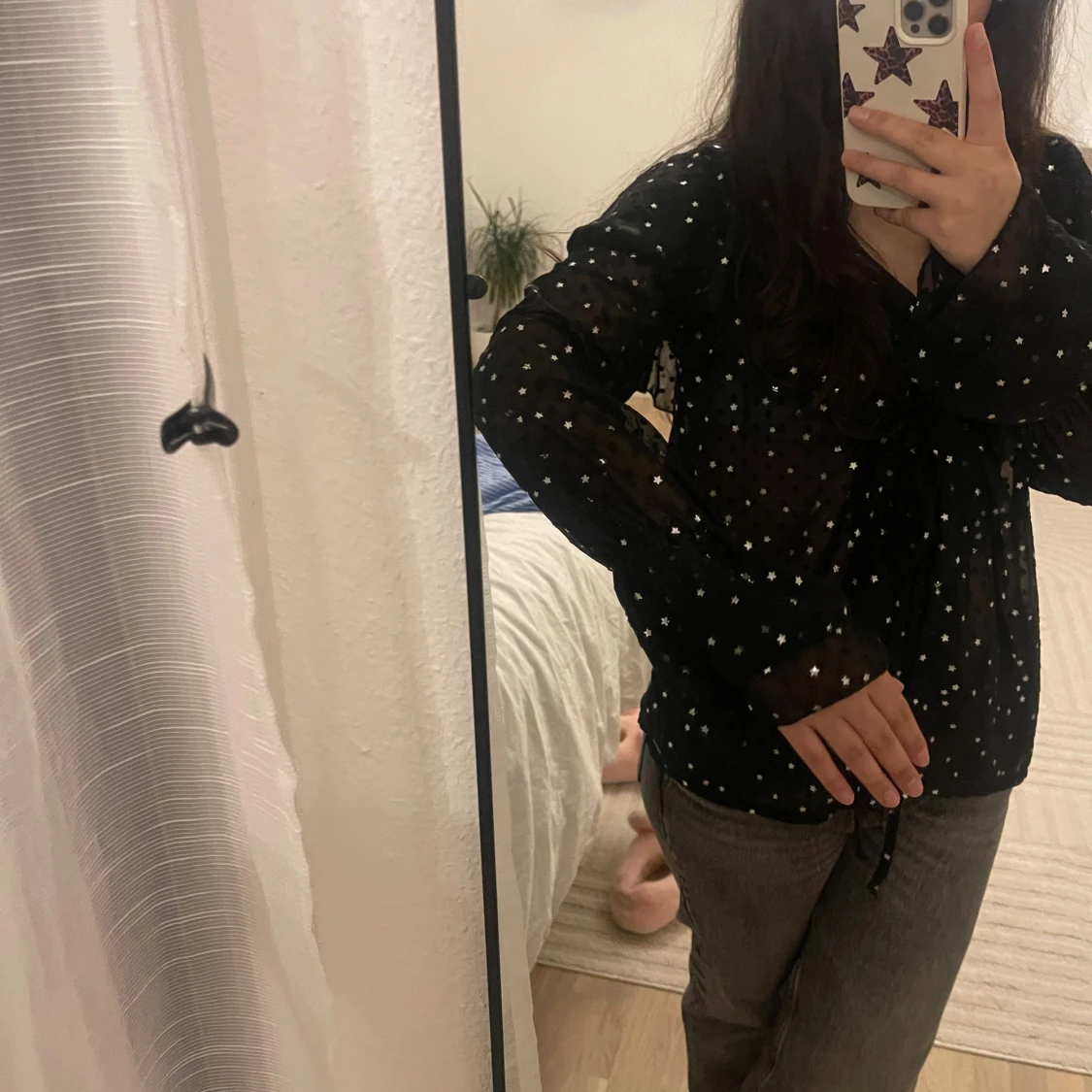 Genomskinlig bluse - 2