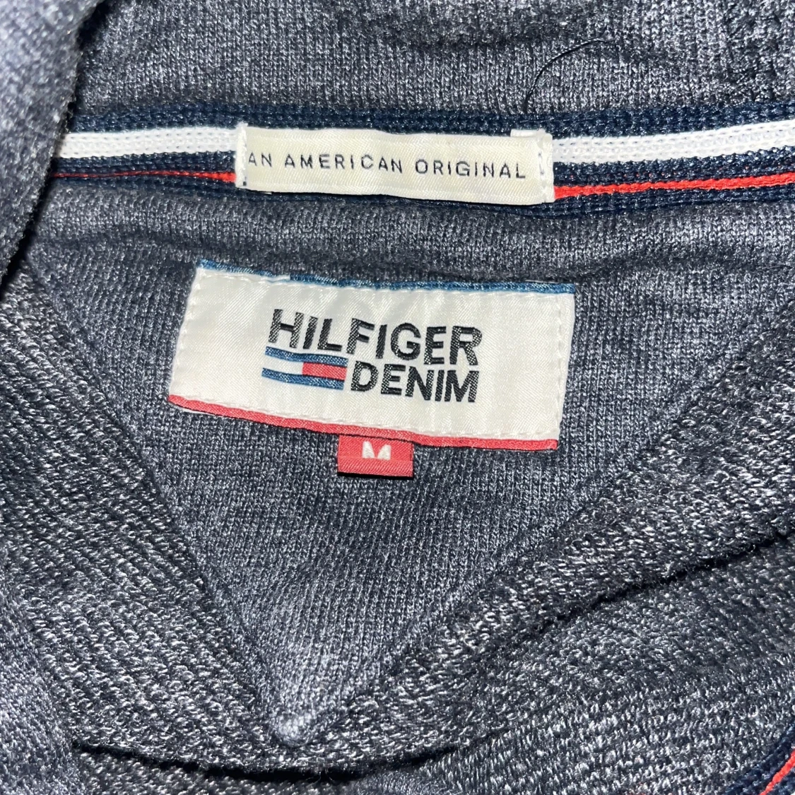 Svart hoodie från Hilfiger Denim M - 3