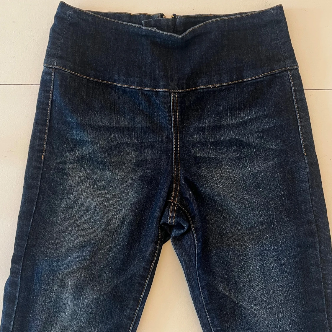 Mörkblå skinny jeans - 3