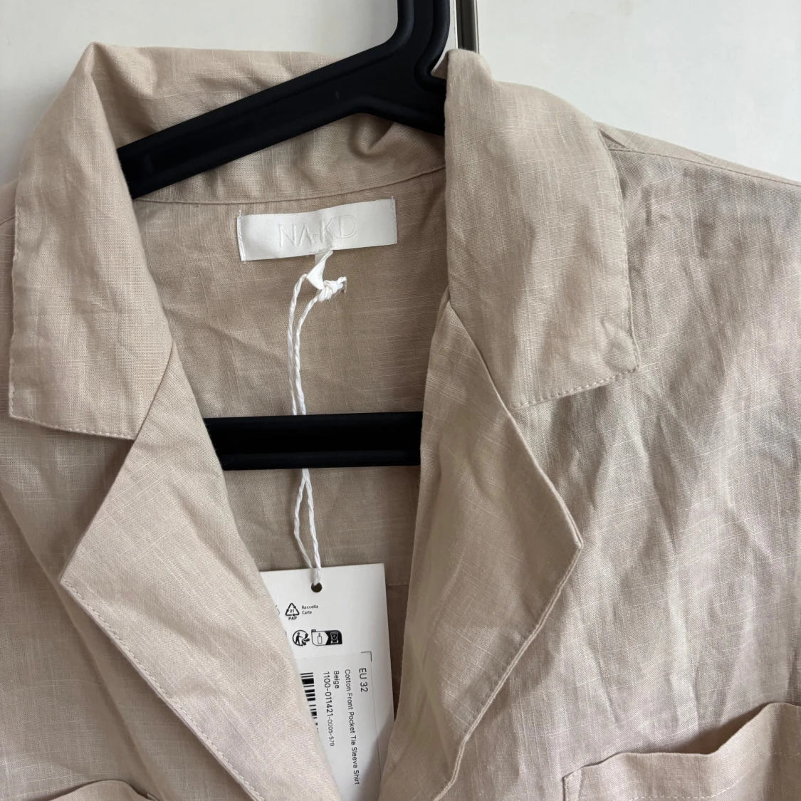 Skjorta med ballongärm - 1