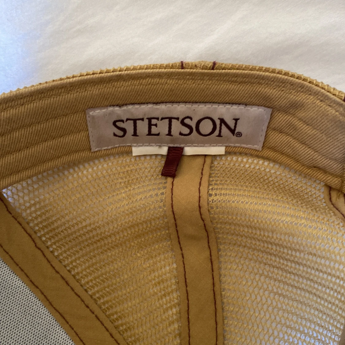 Stetson röd och beige truckerkeps - 2