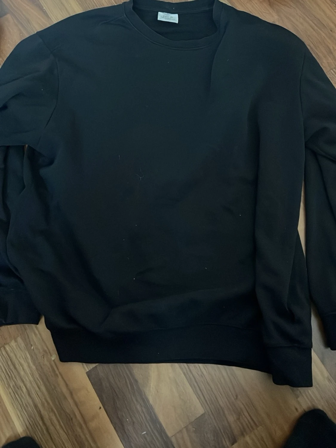 Svart basic sweatshirt