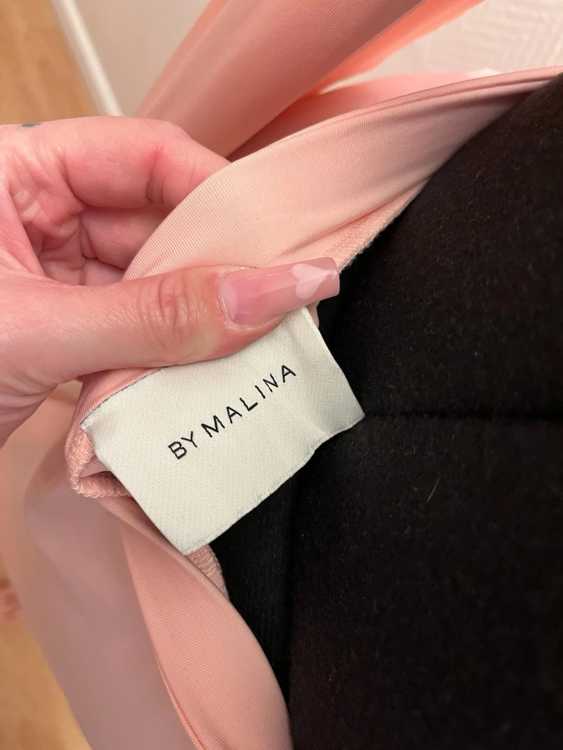 By Malina - Lola Multiway Maxi Dress – blush pink, wrap style - 5