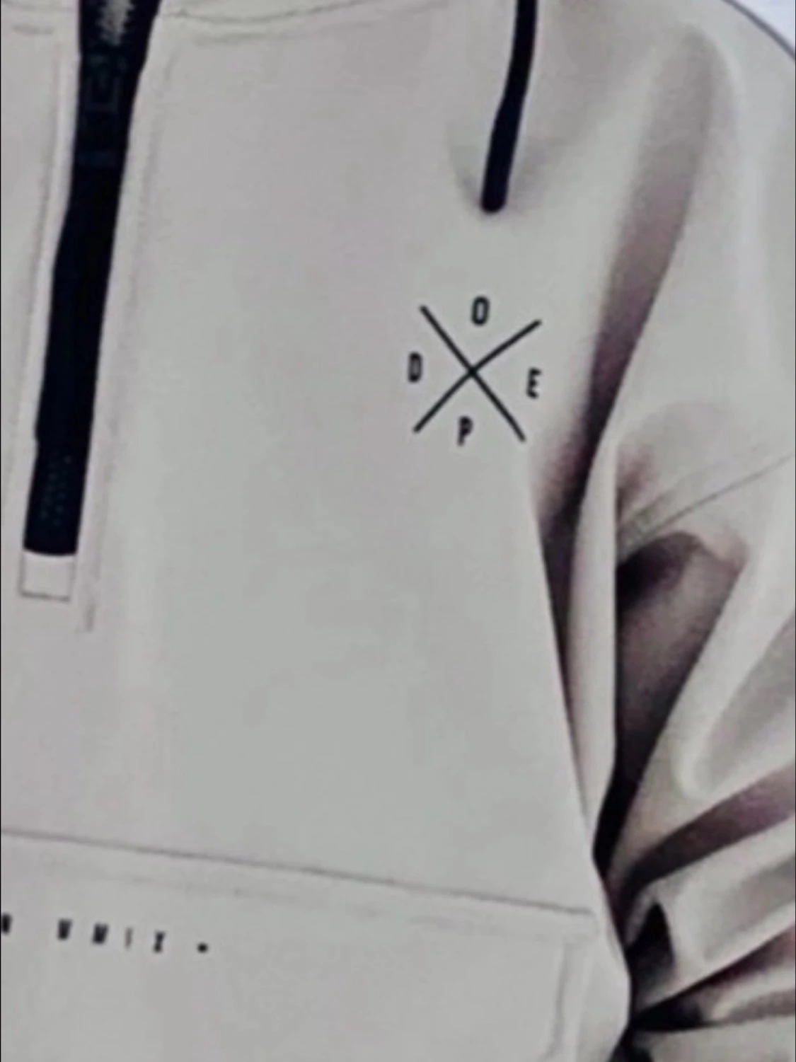 Beige skidjacka dope  - 1