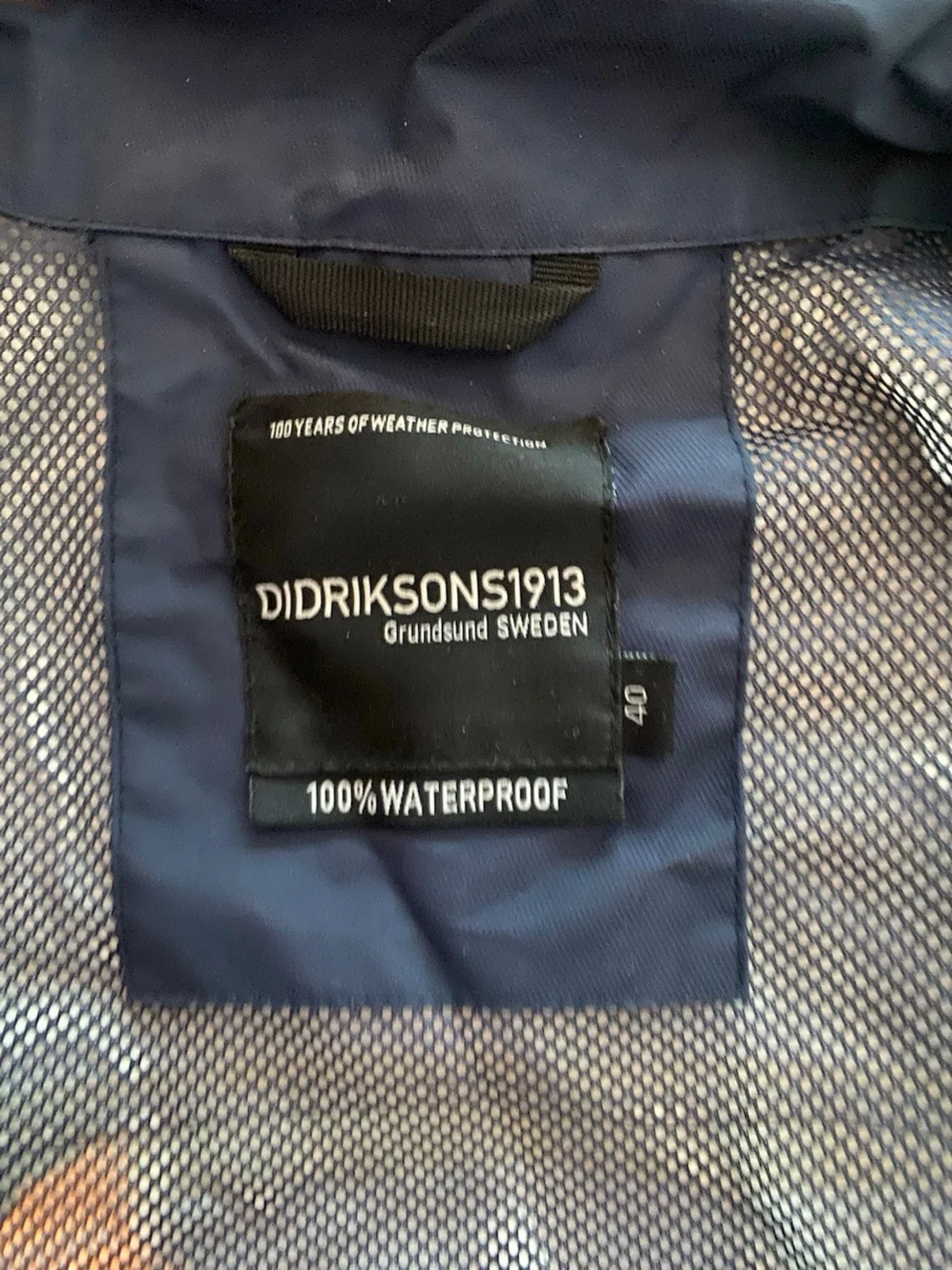 Mörkblå vårjacka från Didriksons - 1