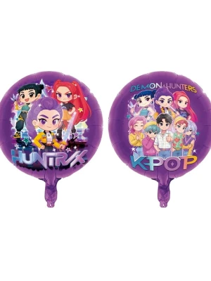 5 st K-pop Demon Hunters folieballonger 45cm - 5 st folieballonger. 