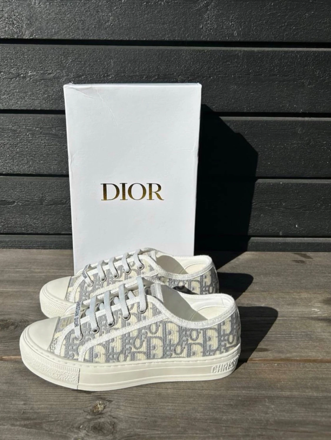 Dior sneakers med monogrammönster