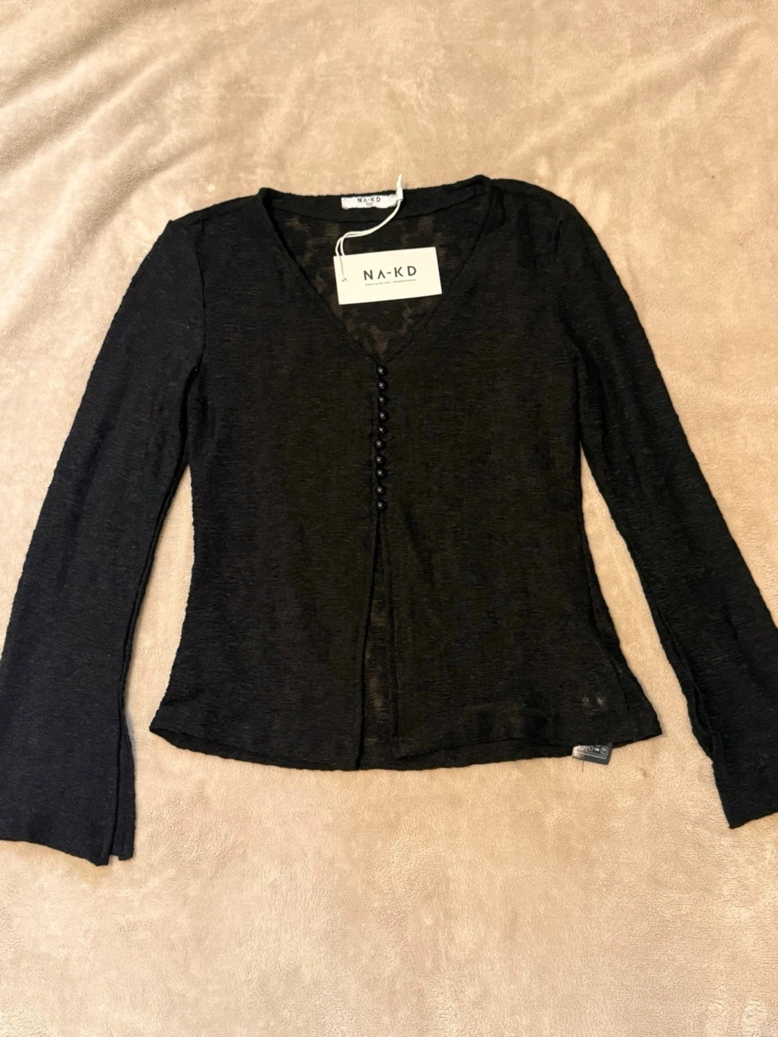 Svart tunn kofta från NA-KD - 1