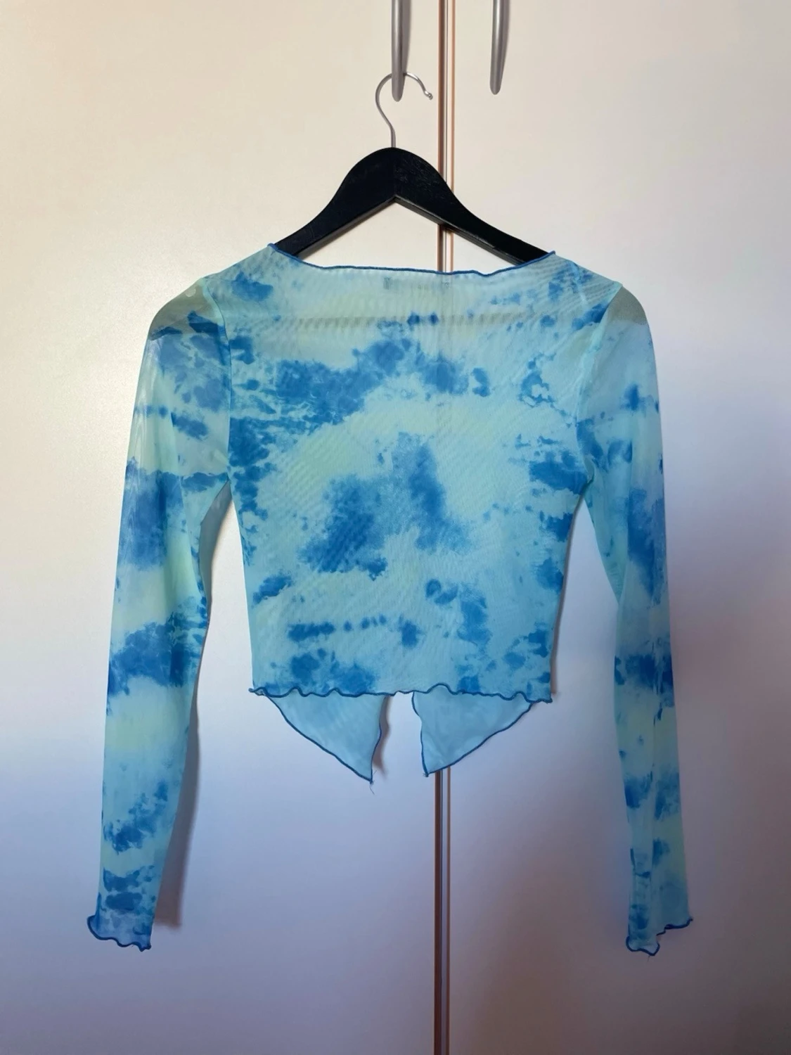 Blå långärmad topp - 2