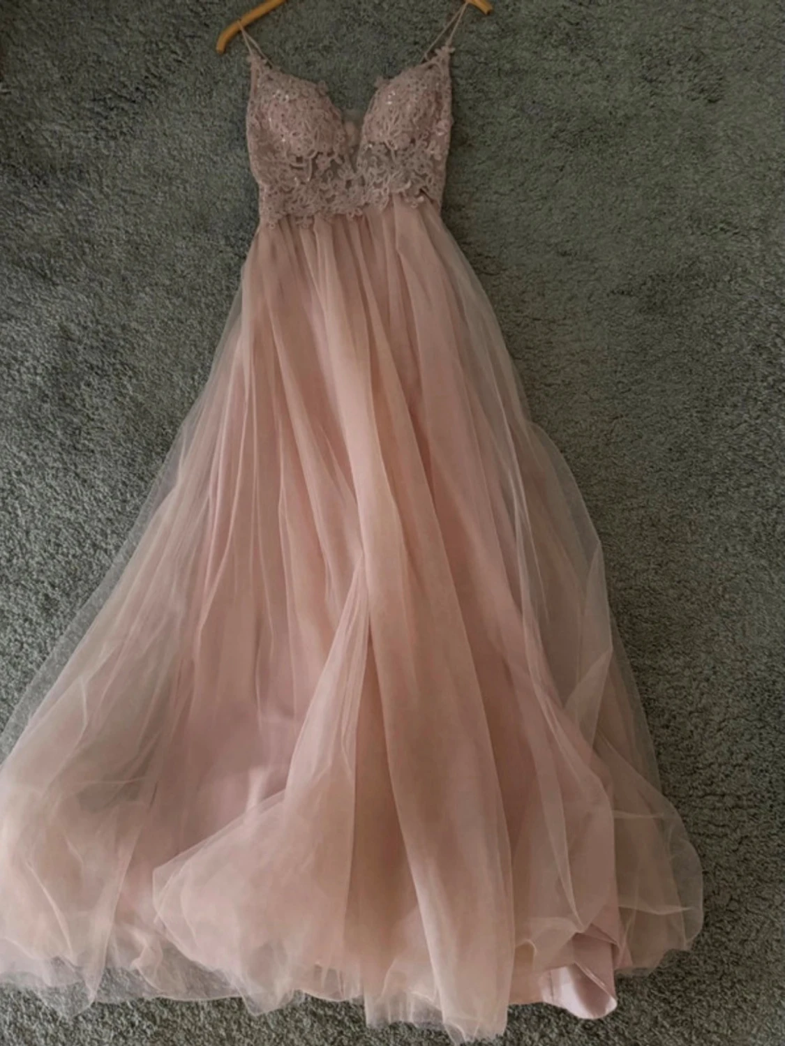 Balklänning skor tyll ljusrosa - 5