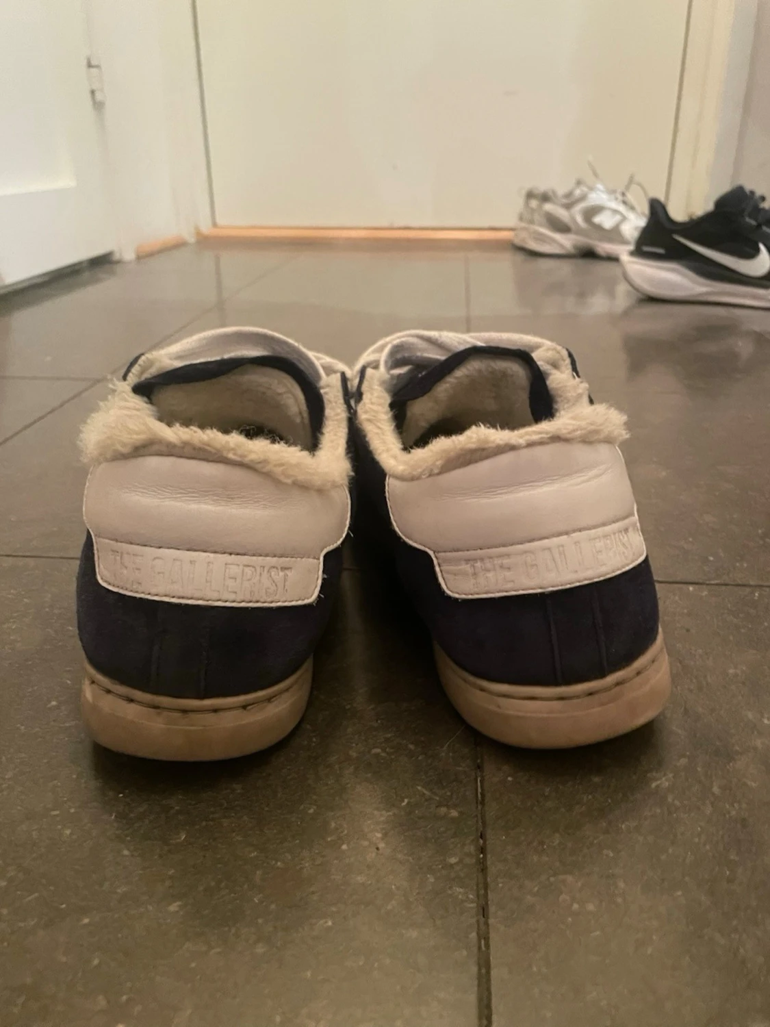 Marinblå the gallerist skor - 2