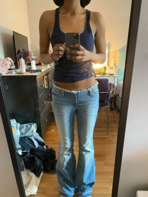 Flared/bootcut low waisted jeans - Flared/ bootcut  super low waisted jeans