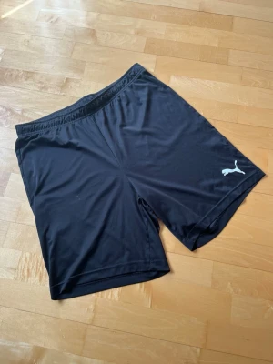 Svarta Puma Shorts DryCell strl L - Säljer dessa fina svarta Puma shorts i storlek L. Utan skador eller defekter. Saknar tyvärr snören.