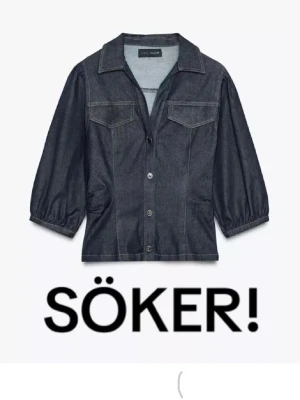 Från Zara - Söker denna jeans topp från Zara i storlek S-xs