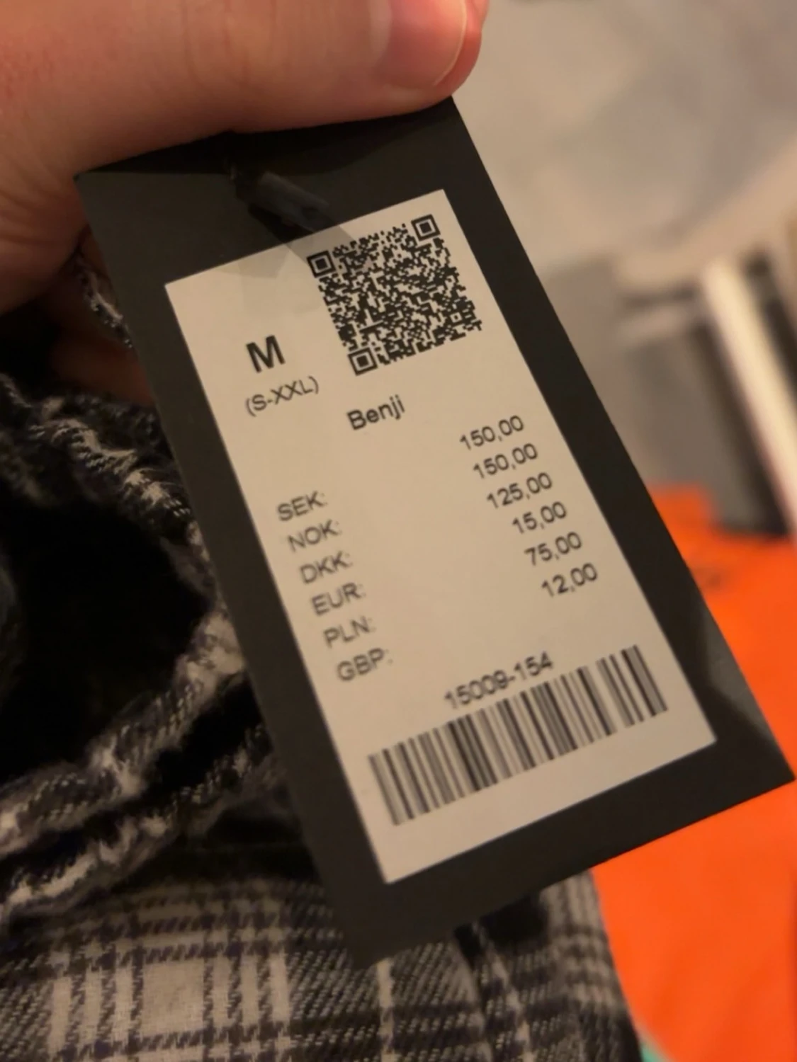 Rutiga pyjamasbyxor i bomull herrmodell  - 2