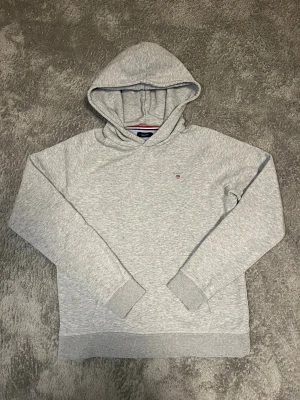 Gant ljusgrå hoodie  - Snygg ljusgrå hoodie från Gant med liten broderad logga på bröstet. Skick 10/10 nypris - 899kr säljs - 349kr! 