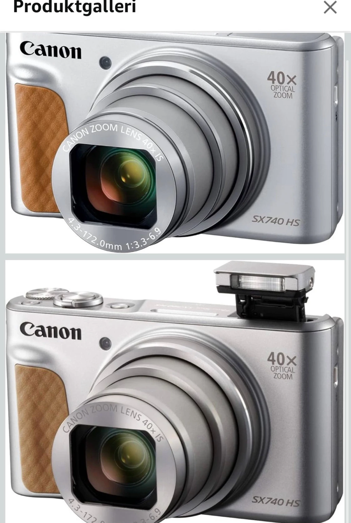 Canon PowerShot SX740 HS digitalkamera - 1