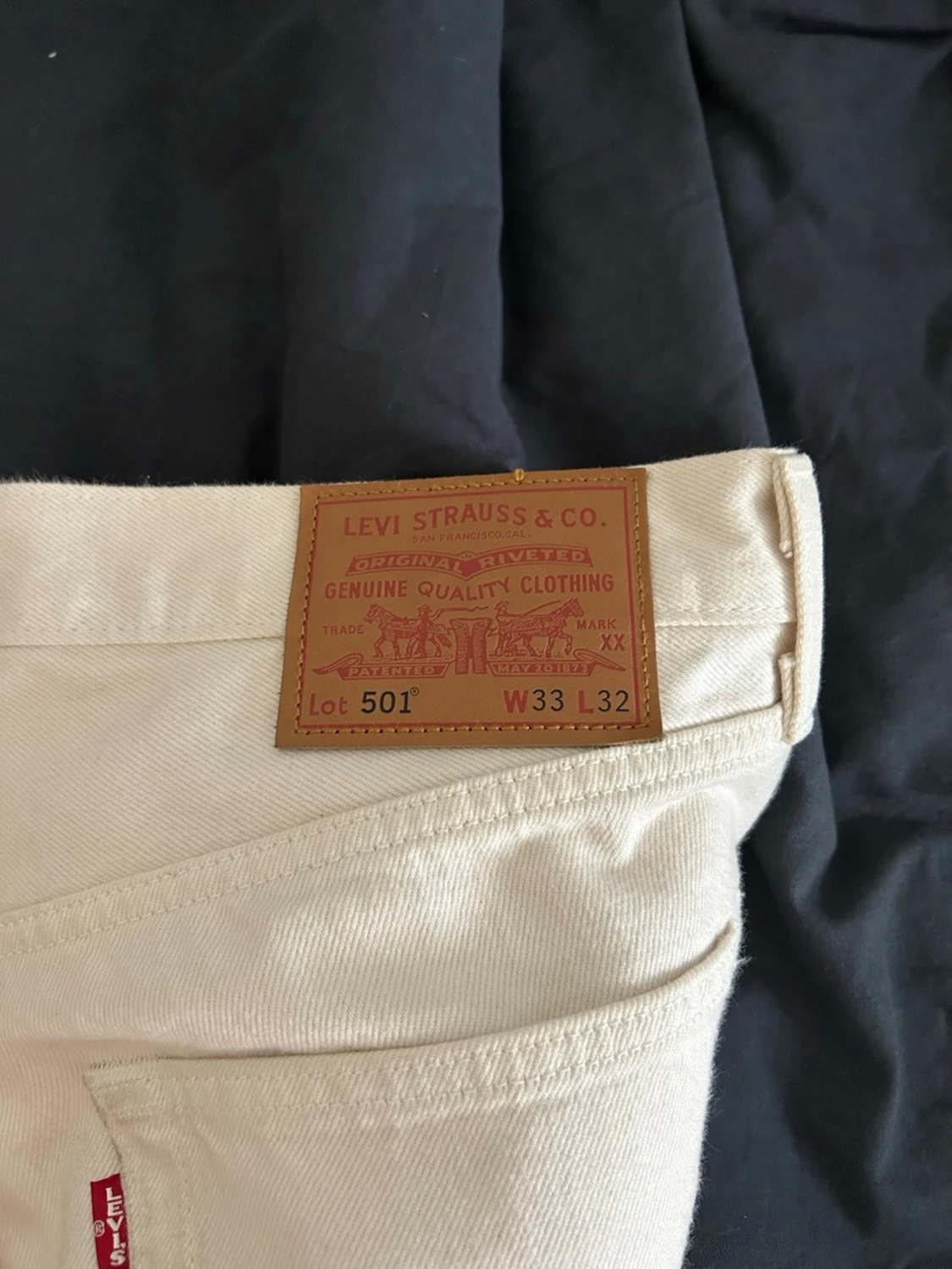 Vita raka jeans från Levi's - 3