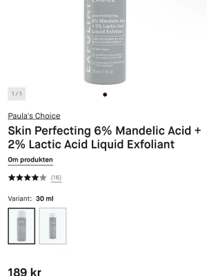 Exfoliant från Paula's Choice 30 ml - Använt 1-2 gånger. 