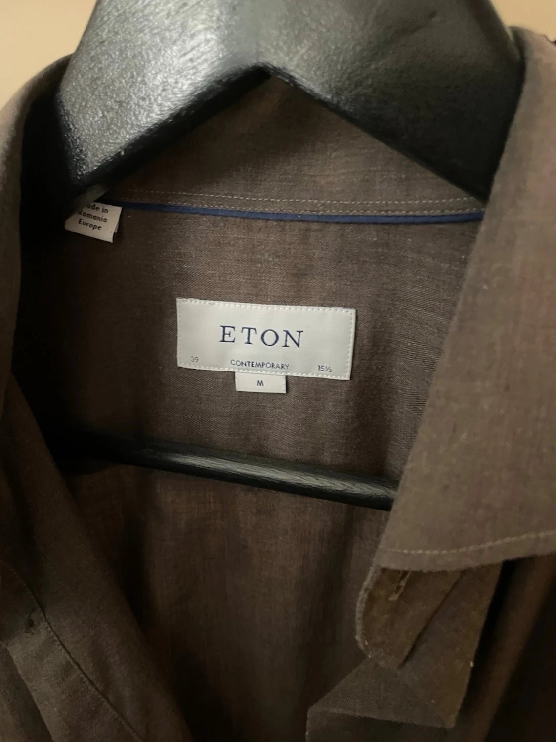 Brun tunn skjorta från Eton - 1